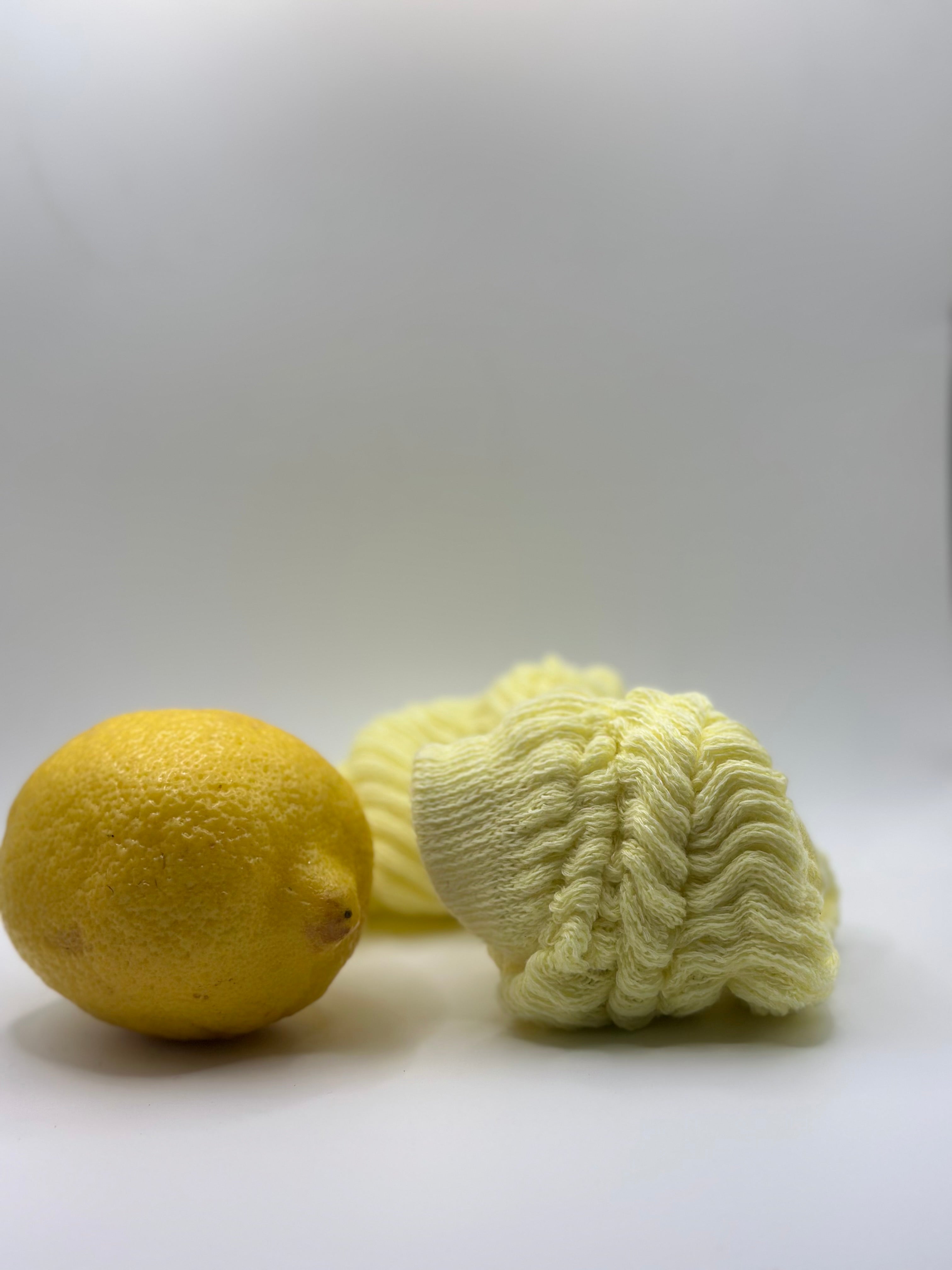 Lemon Sorbet Scrunch  Grip Sock