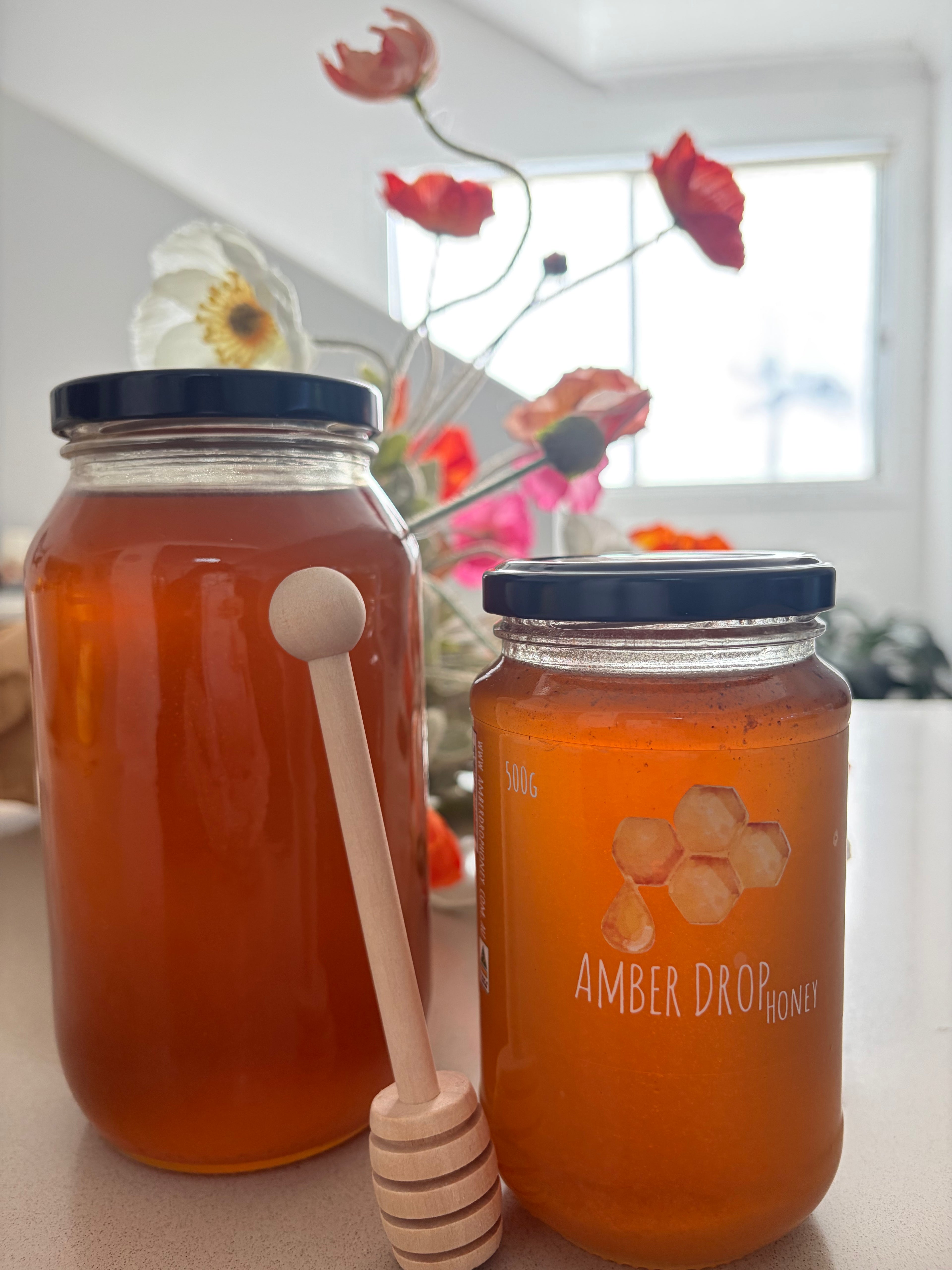 Amber Drop Honey Raw 1kg