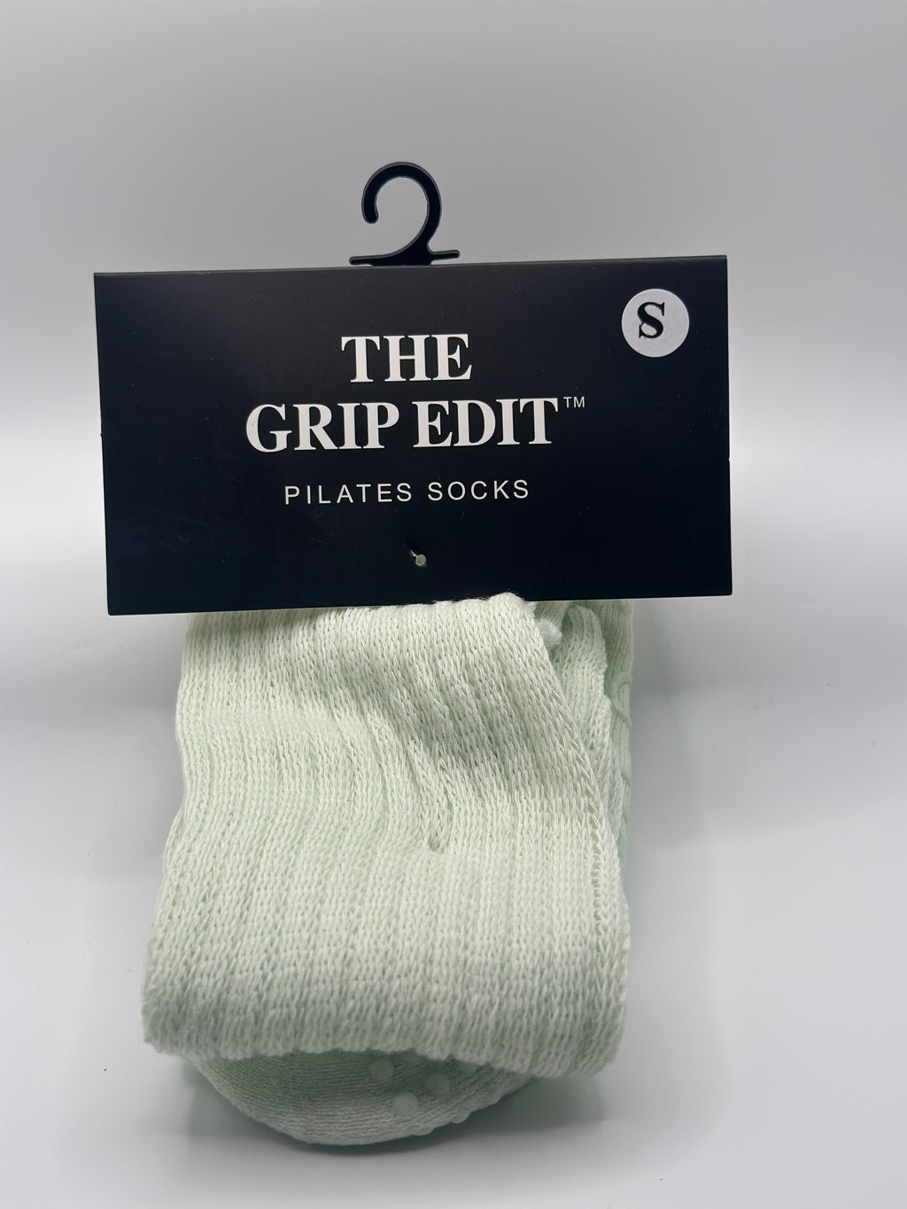 Pale Mint Pilate Grip Socks